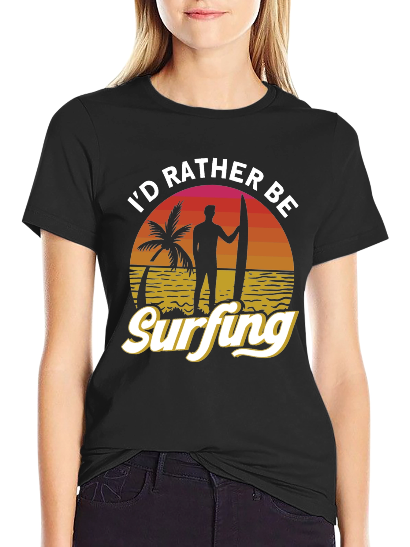I'd Rather Be Surfing Graphic T-Shirt - 2