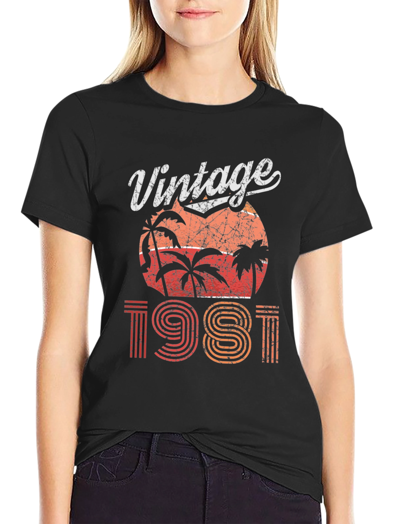 Vintage 1981 Sunset Graphic T-Shirt - 2