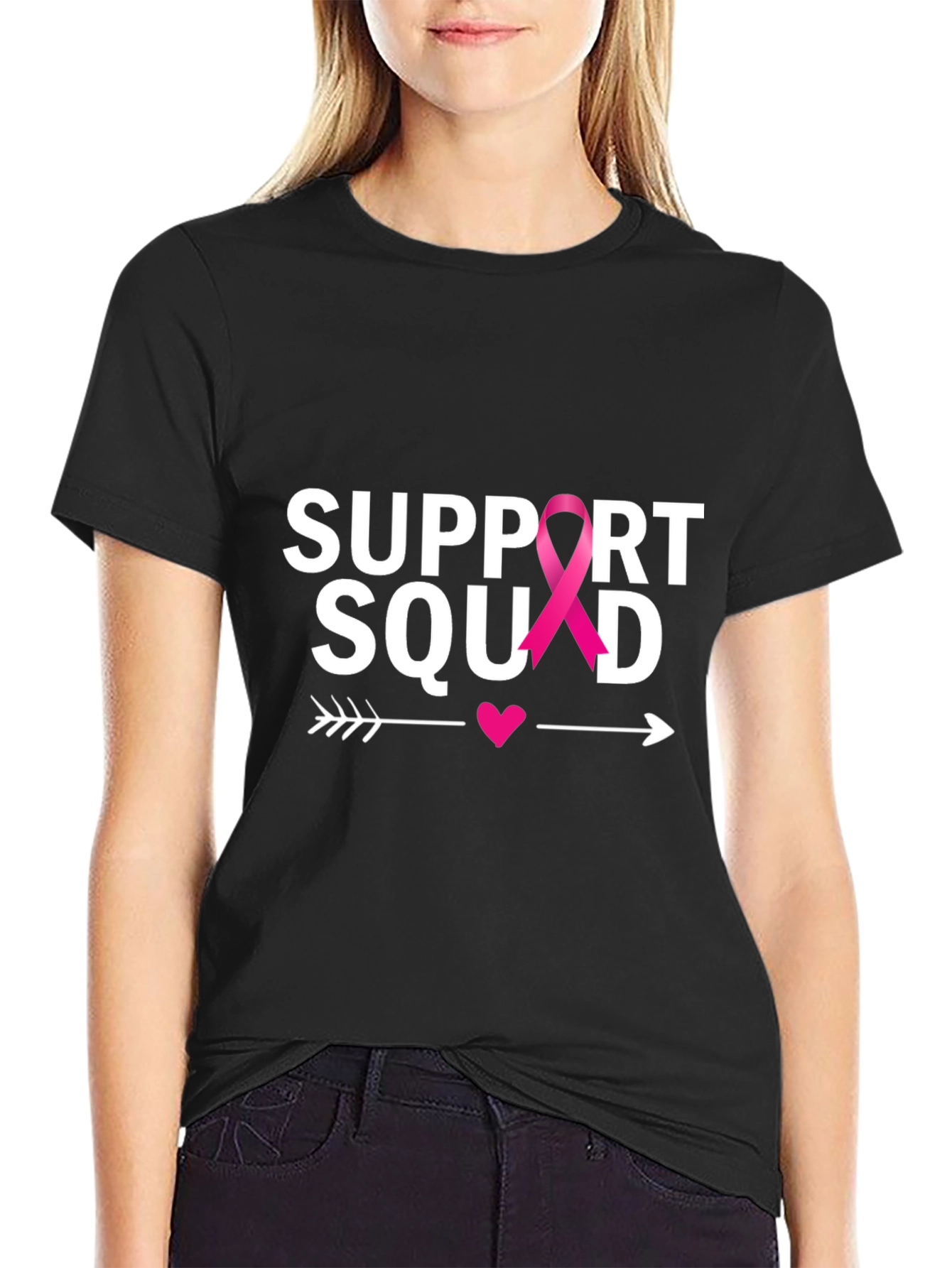 Support Squad Breast Cancer Awareness T-Shirt - 2