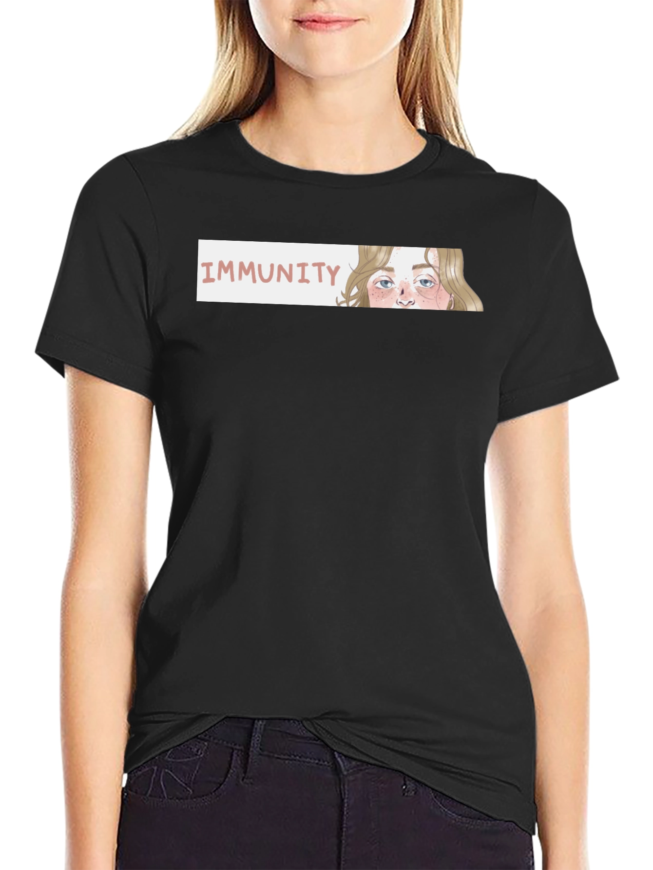 Black Immunity Album Inspired Black T-Shirt view 2