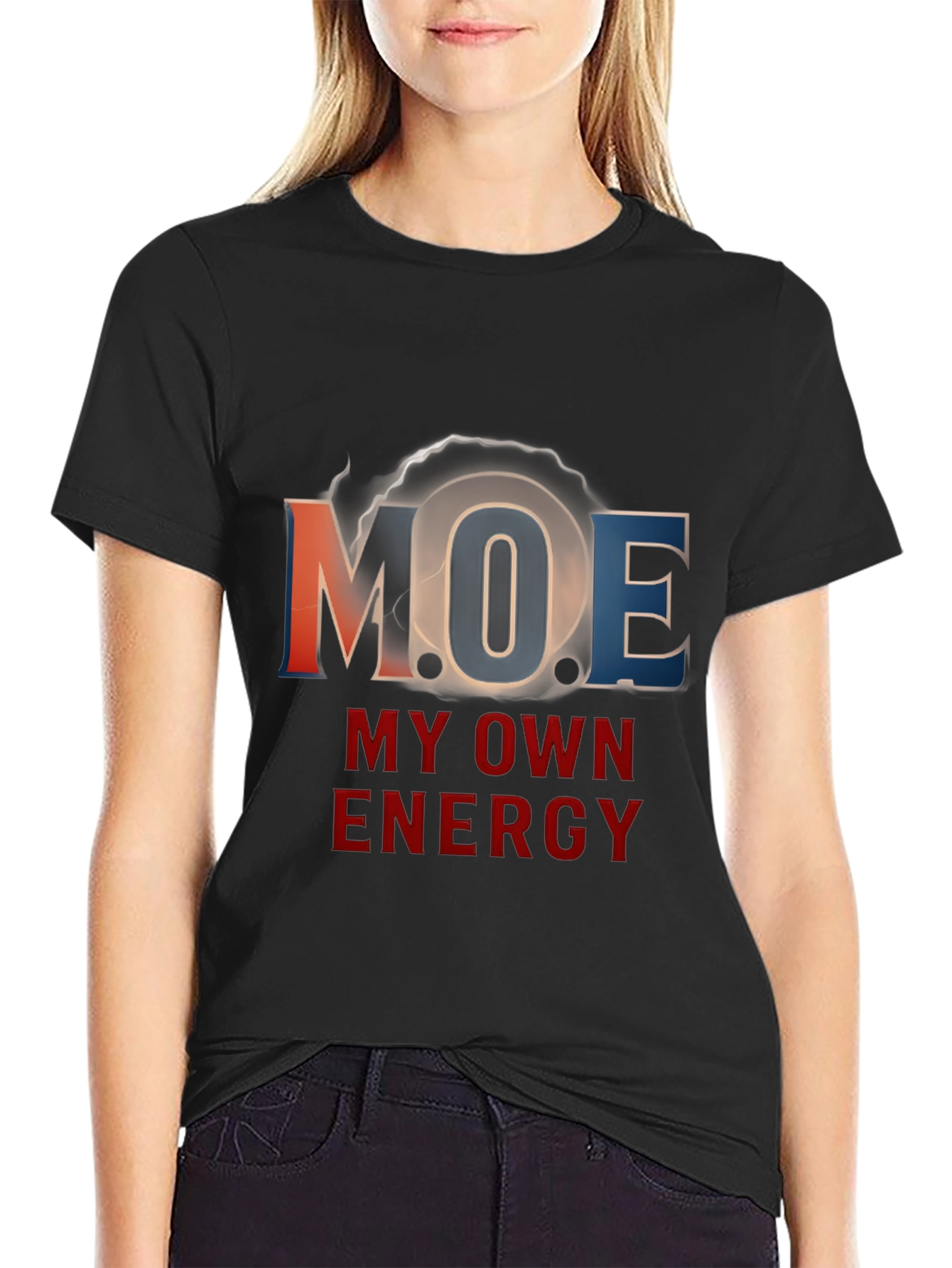 Black M.O.E. My Own Energy Graphic Tee view 2