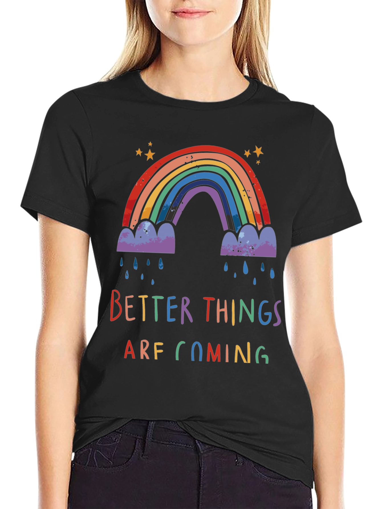 Black Rainbow "Better Things" Graphic Tee view 2