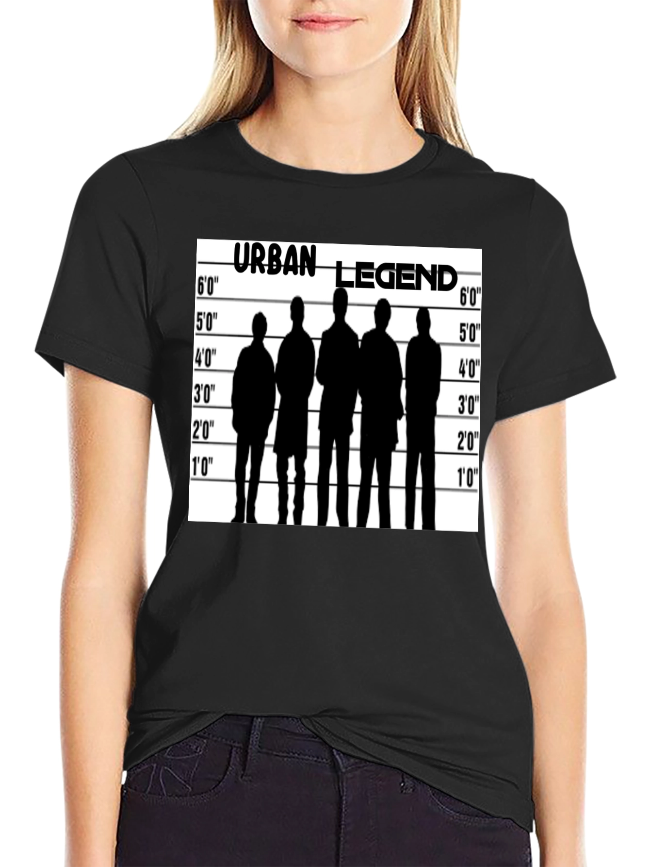 Black Urban Legend Lineup T-Shirt - Black view 2