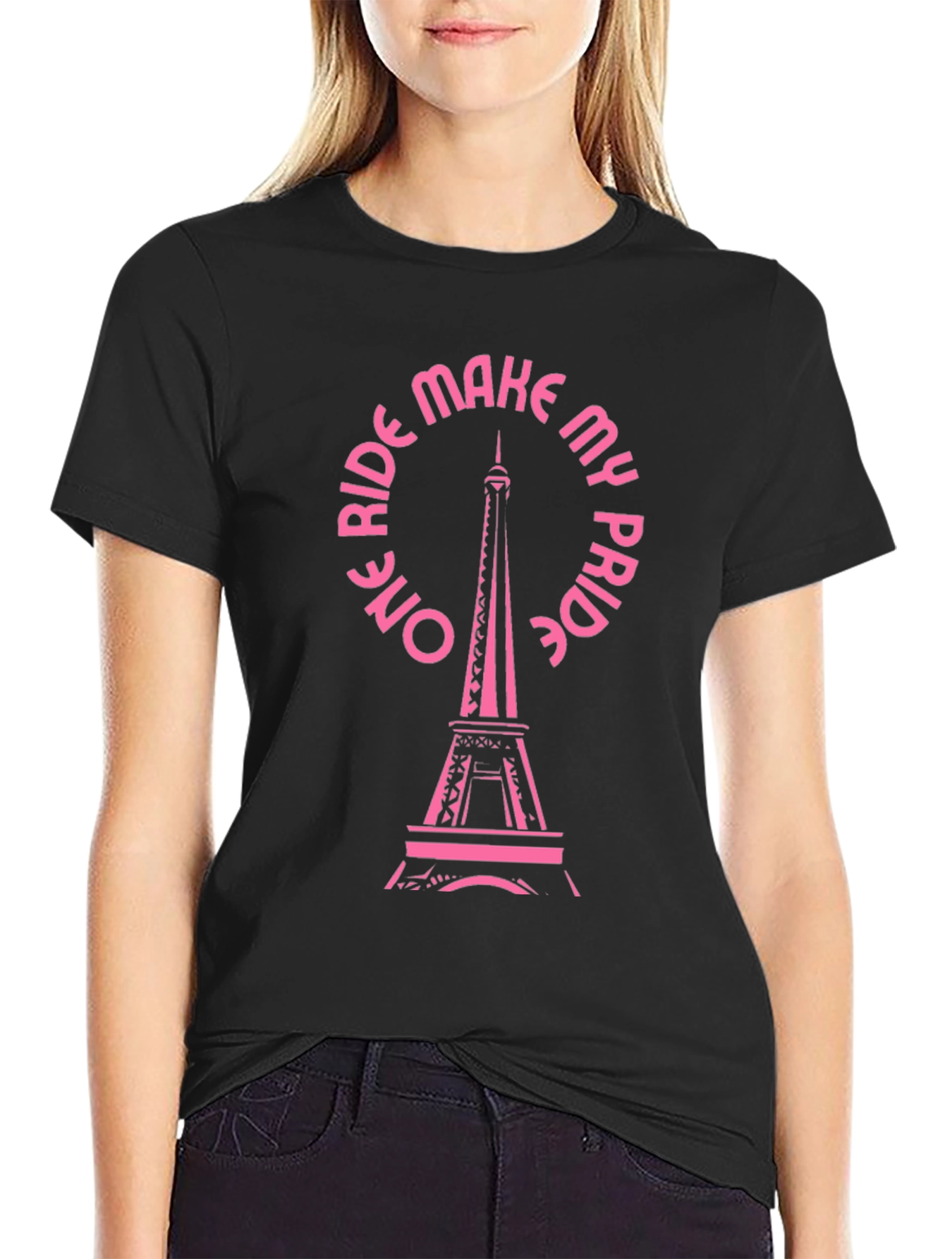 Black Paris Pride Black Graphic Tee view 2