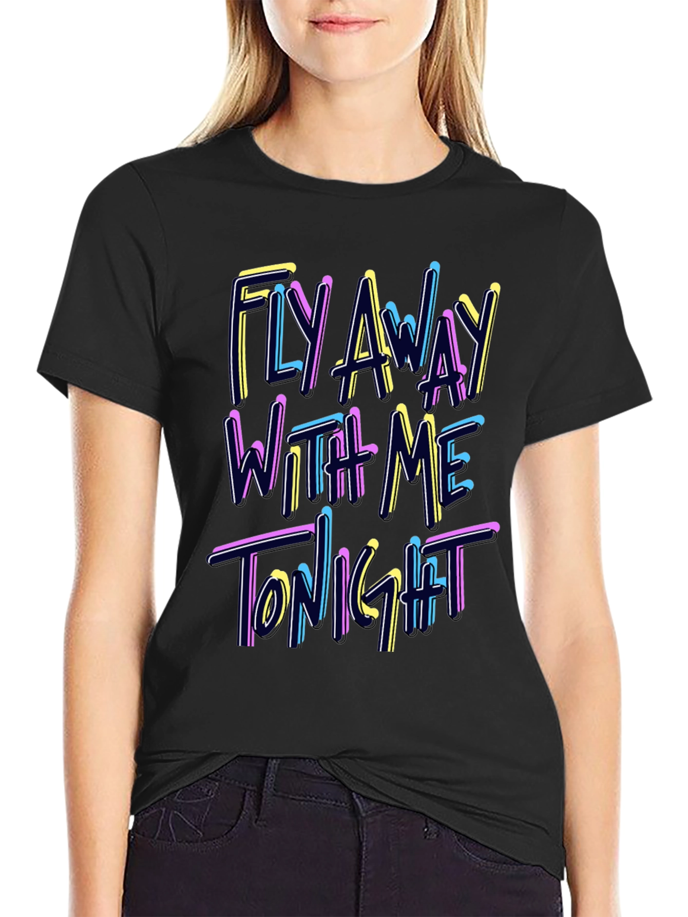 Fly Away With Me Tonight Graphic Tee - 2