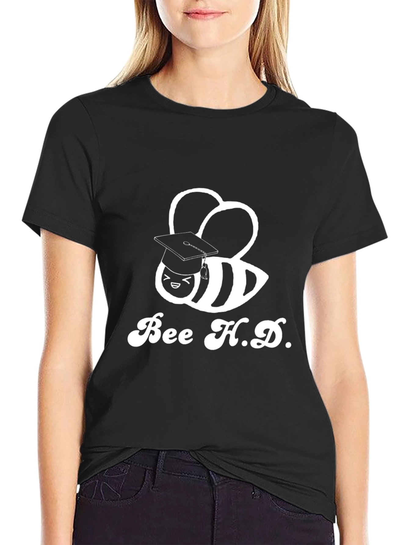 Black Bee H.D. Graduation T-Shirt - Soft Cotton Tee view 2