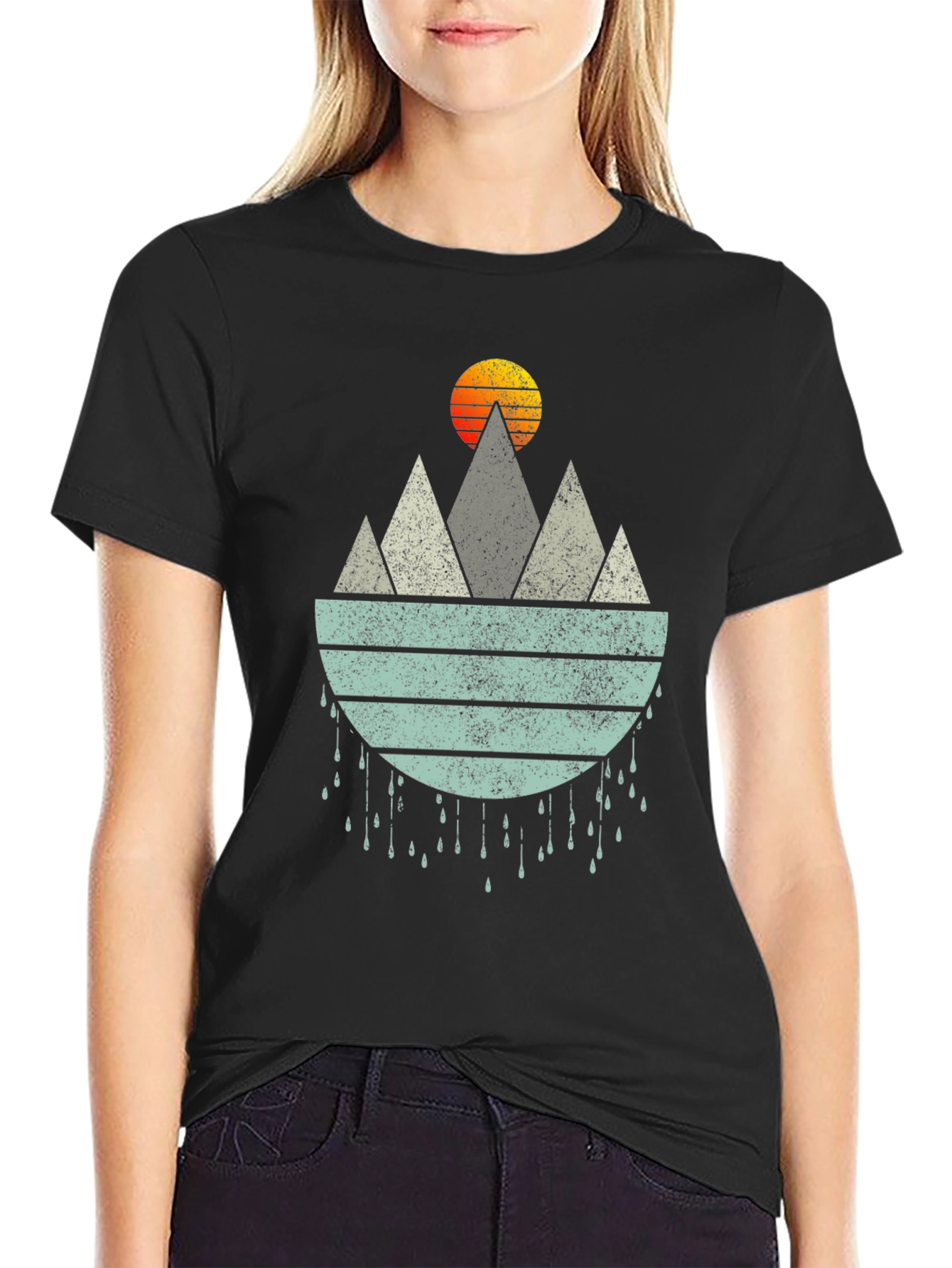Black Mountain Sunset Graphic Tee view 2