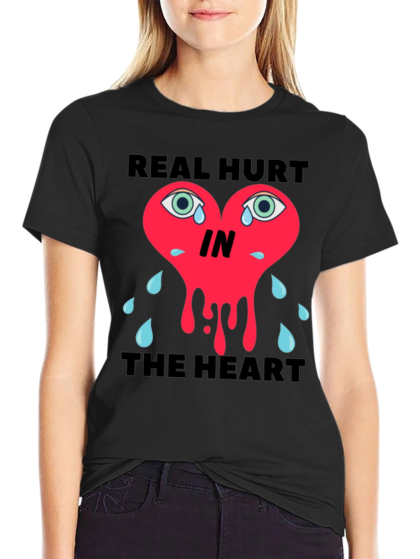Real Hurt in the Heart Graphic Tee - 2