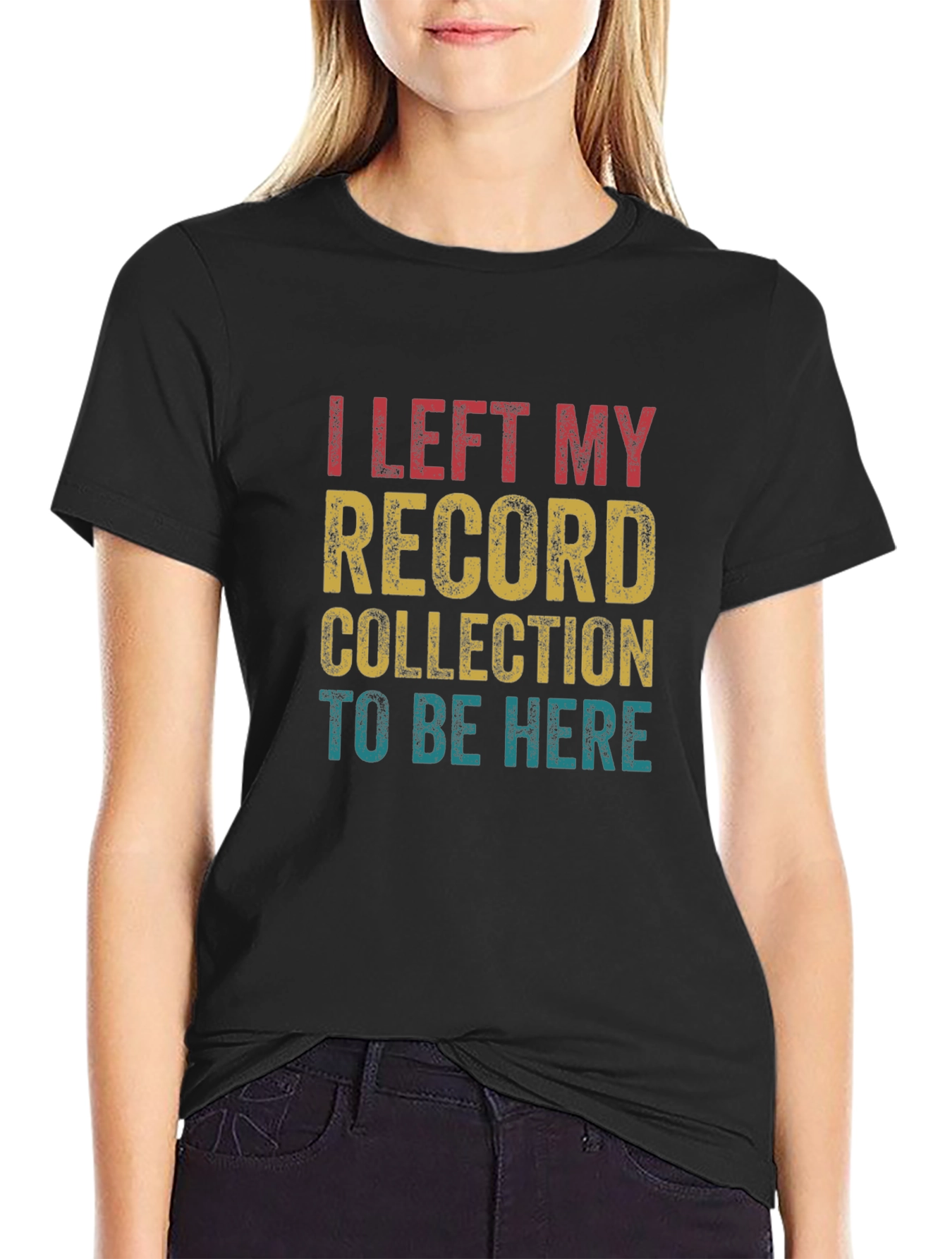 Black Record Collection T-Shirt - Music Lover Tee view 2