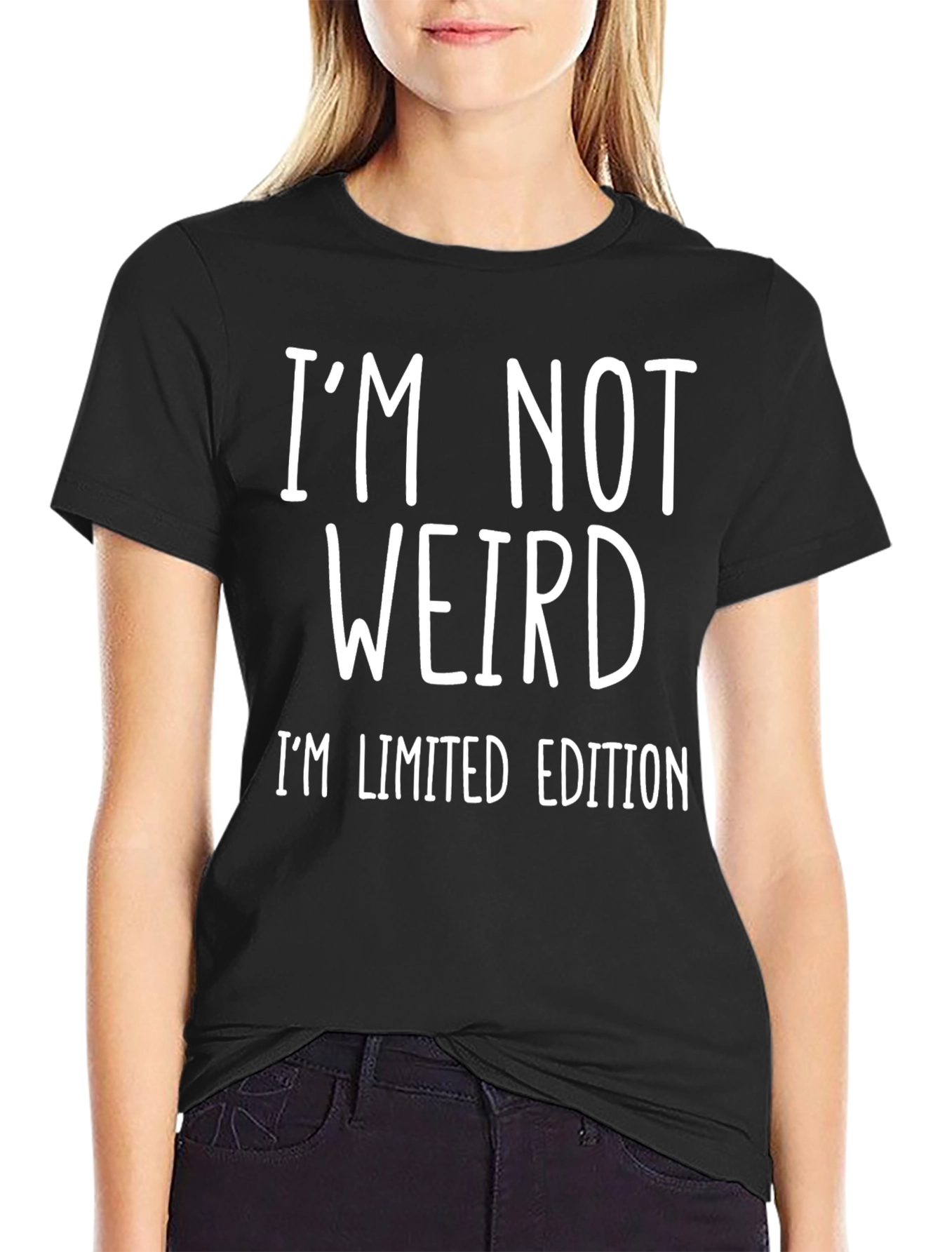 Black I'm Not Weird T-Shirt - Limited Edition view 2