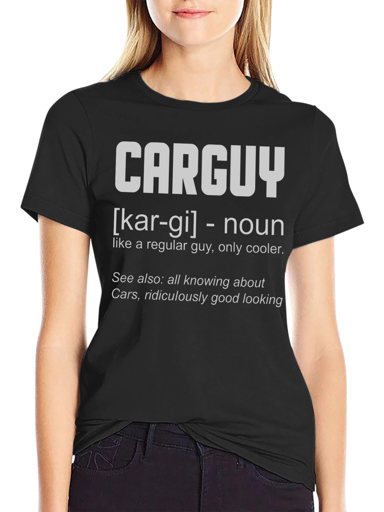 Black Carguys Definition T-Shirt - Black view 2