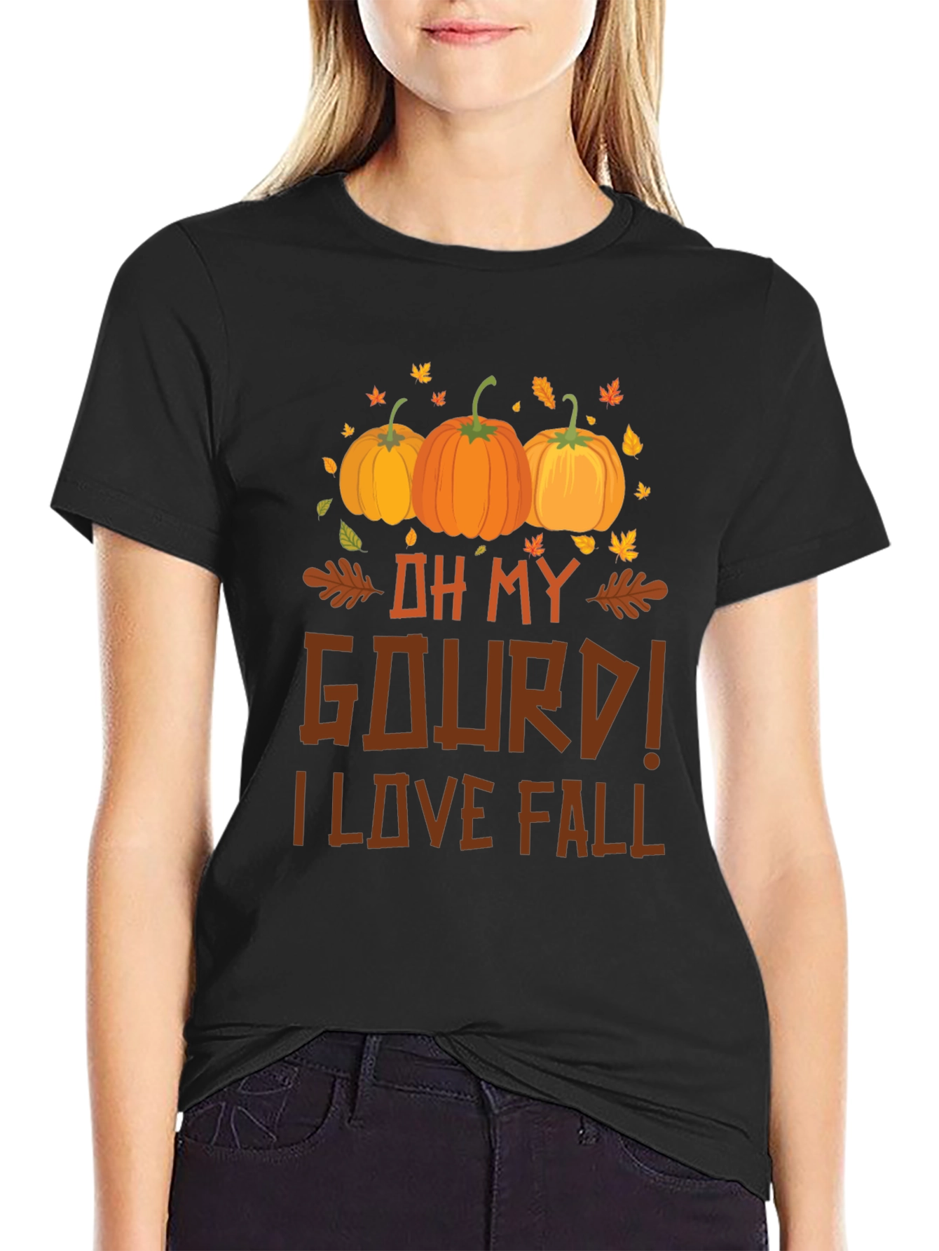 Oh My Gourd! I Love Fall T-Shirt - 2