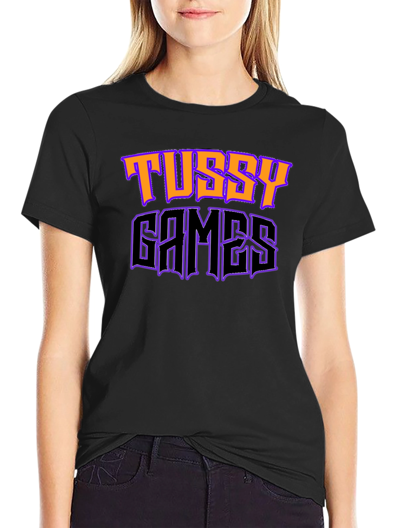 Black Tussy Games Graphic T-Shirt | Black view 2