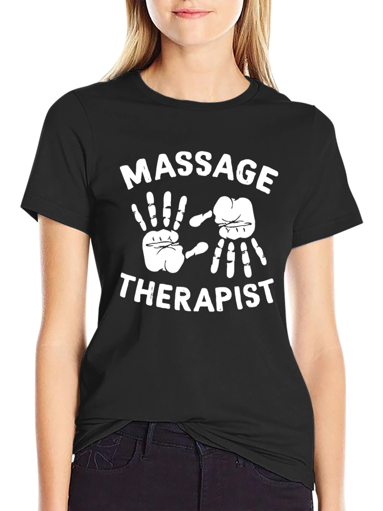 Massage Therapist Black T-Shirt - 2