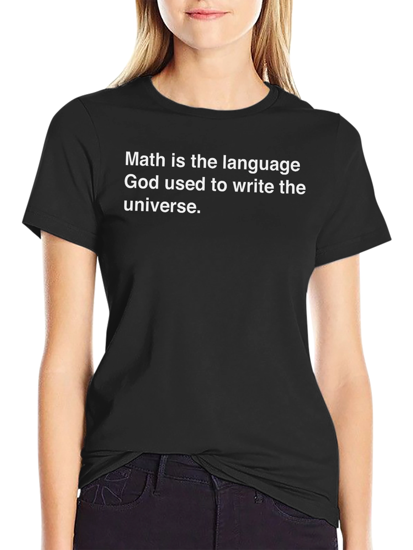 Black Math is the Language of God T-Shirt view 2
