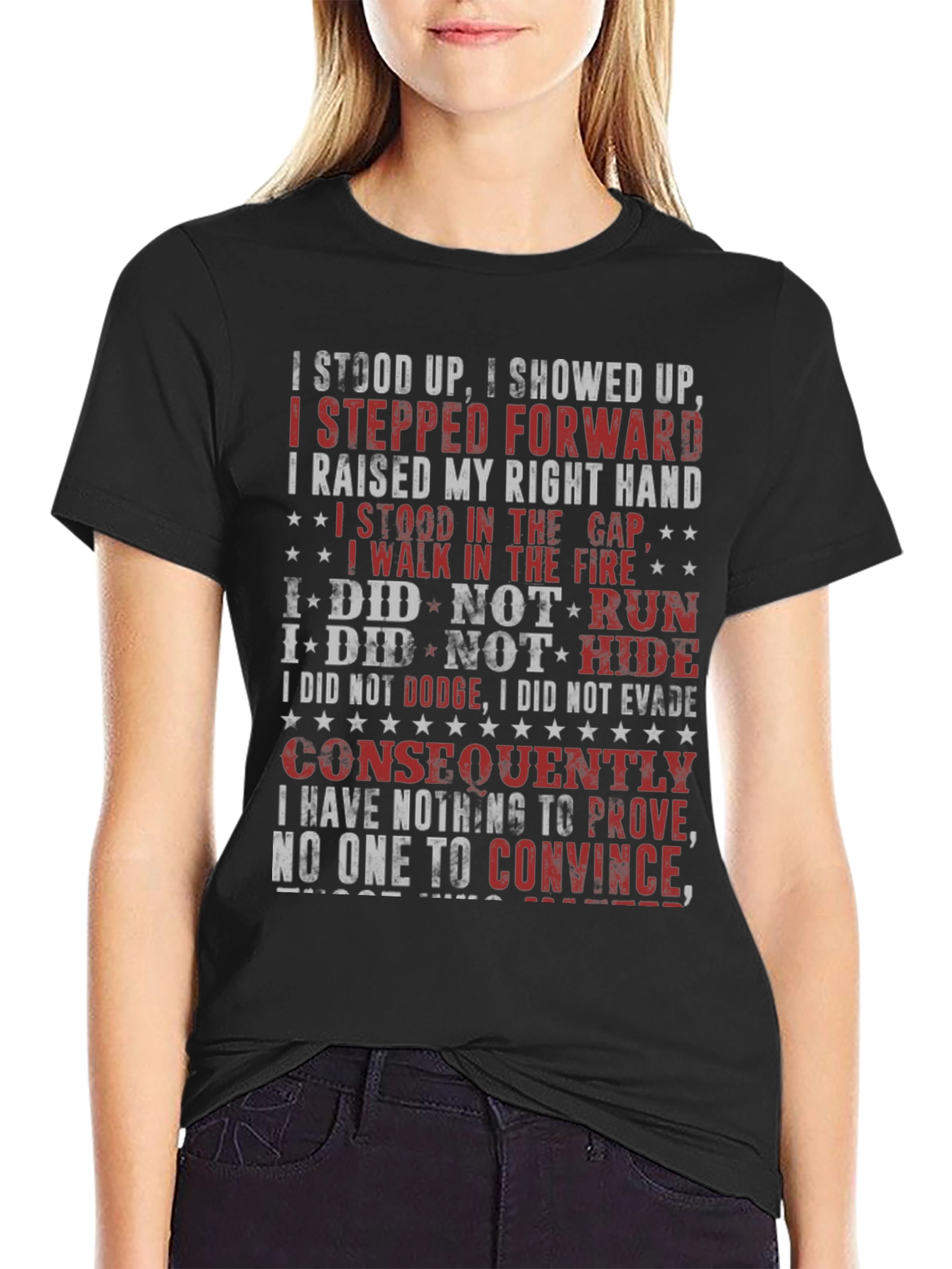 I Stood Up T-Shirt - Patriotic Design - 2