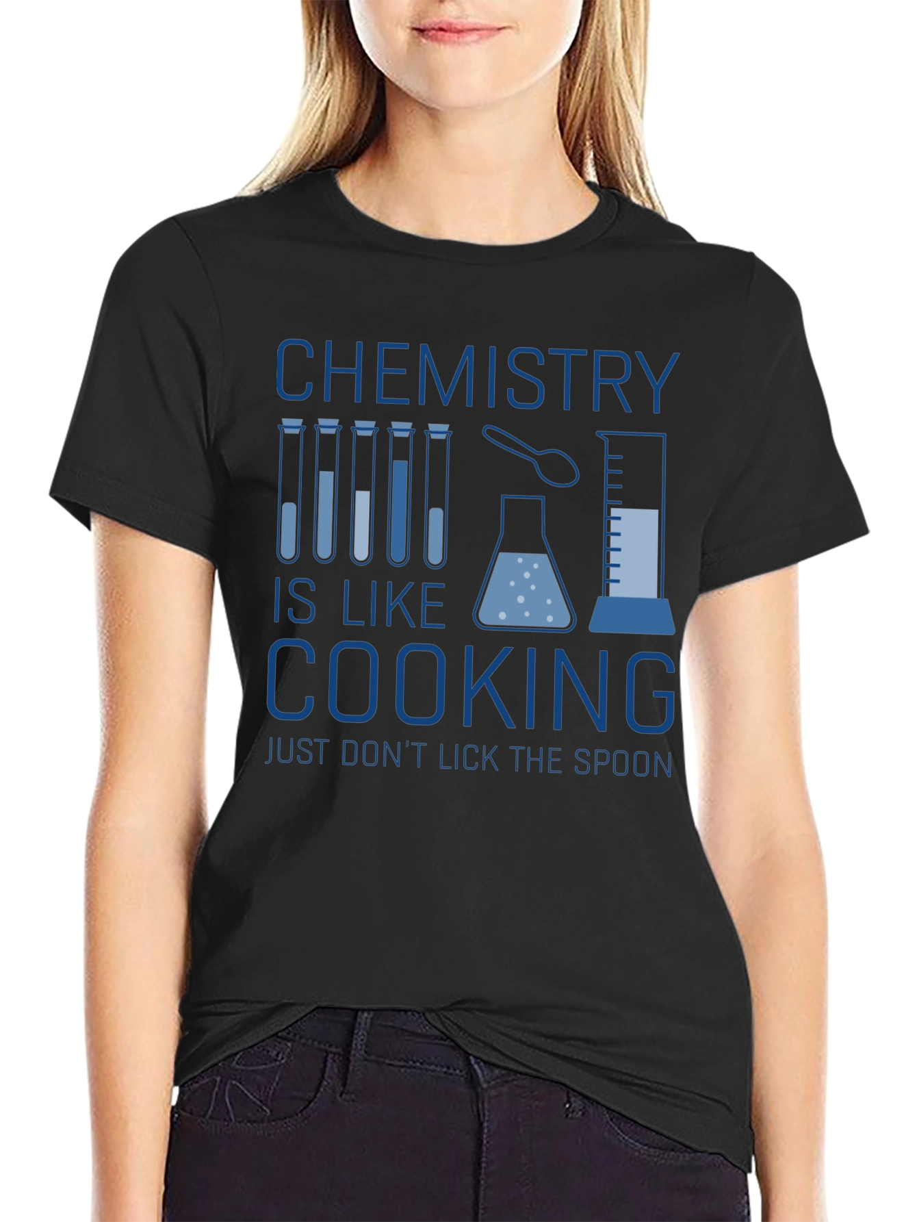 Black Chemistry is Like Cooking Graphic Tee view 2