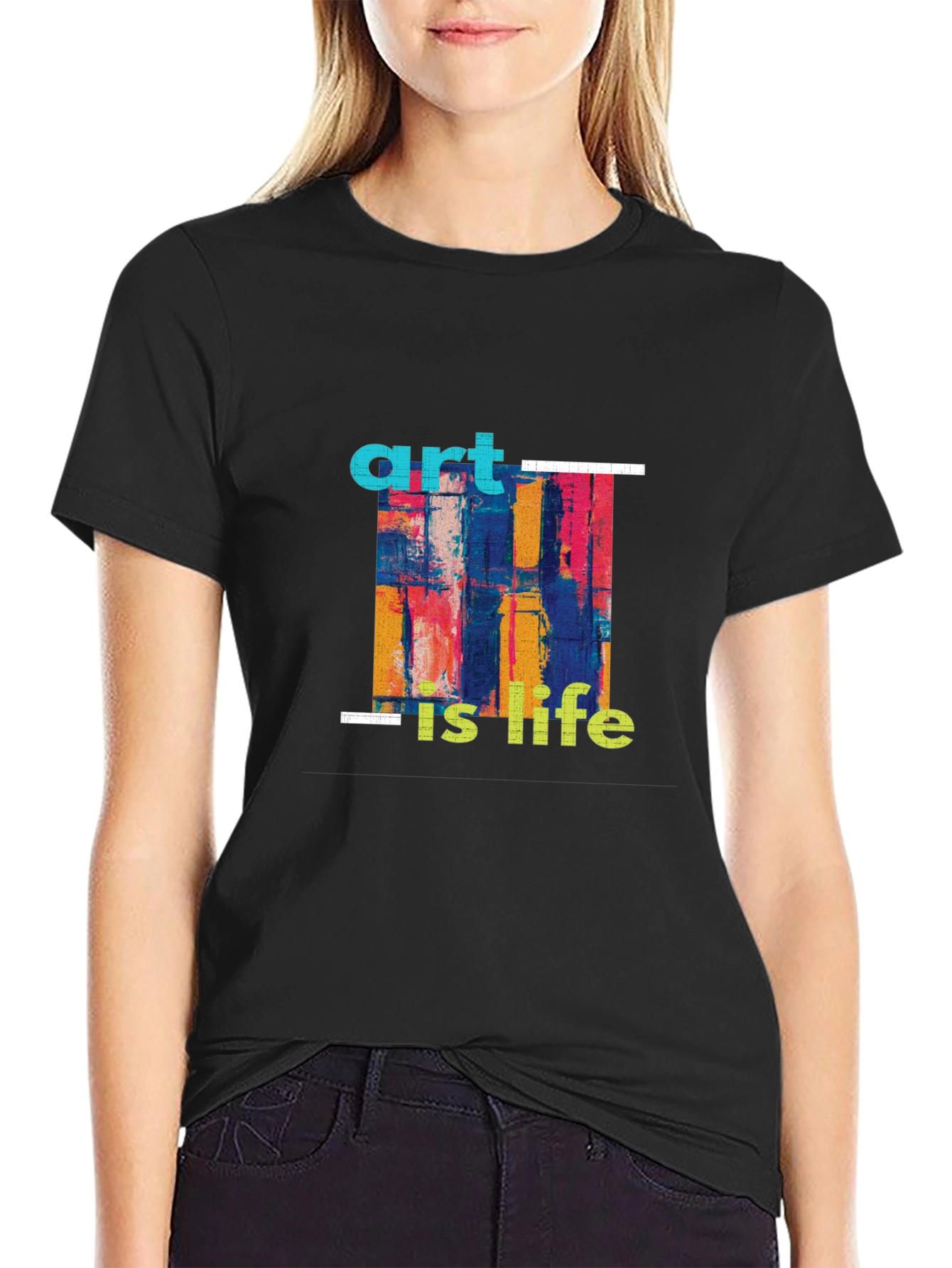 Black Art is Life Graphic Tee - Stylish Comfort view 2
