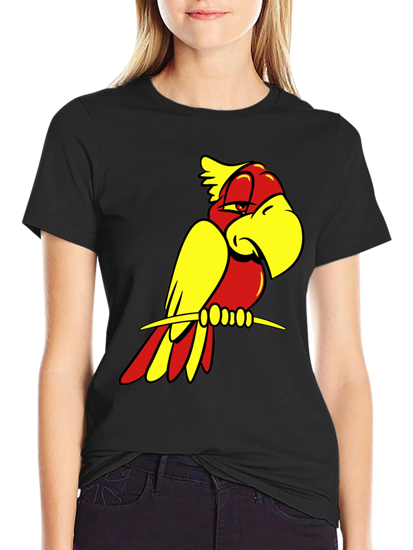 Cool Parrot Graphic Tee - 2