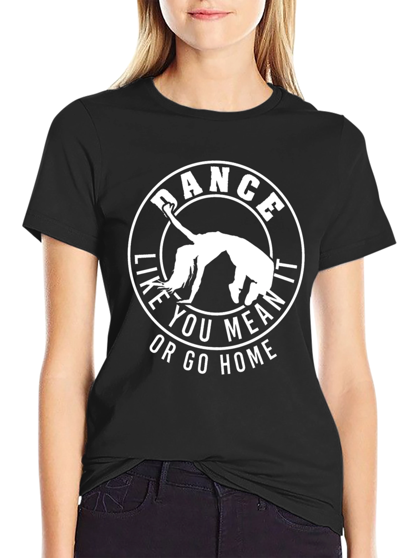 Black Dance Like You Mean It Graphic Tee view 2