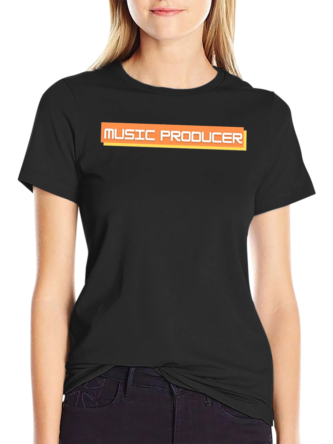 Black Music Producer Tee - Cool Design view 2