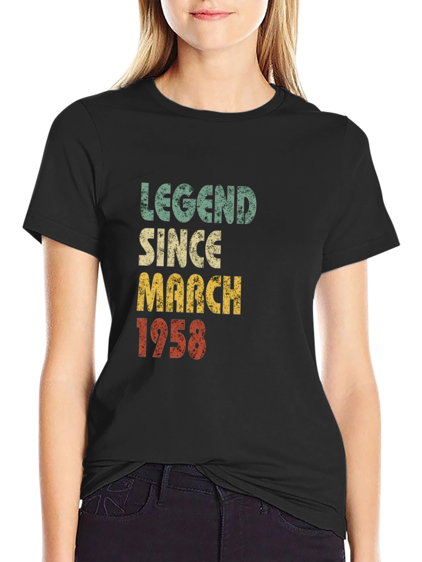 Black Legend Since March 1958 Graphic Tee view 2