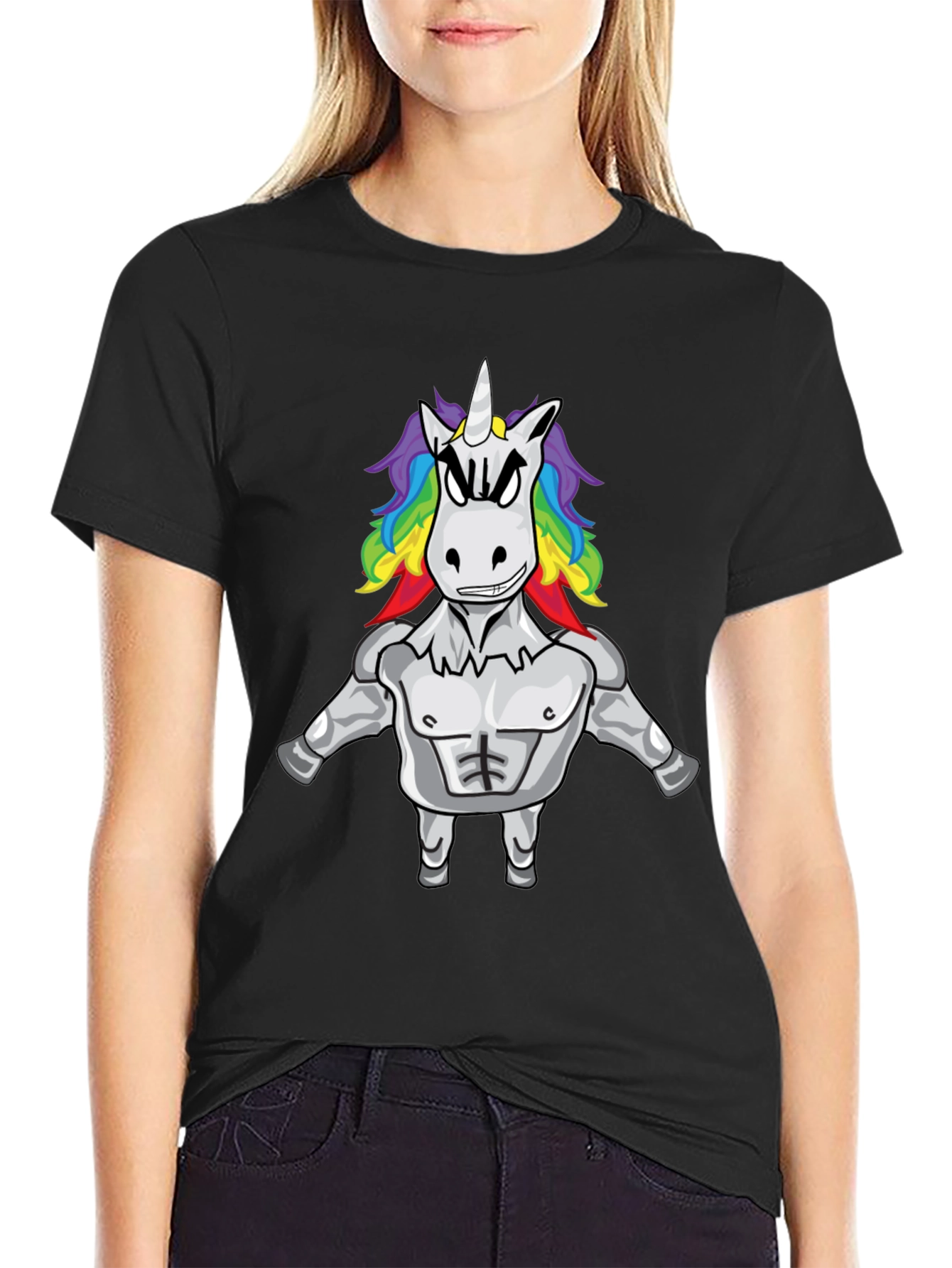 Unicorn Muscle T-Shirt - Funny Gym Workout Tee - 2