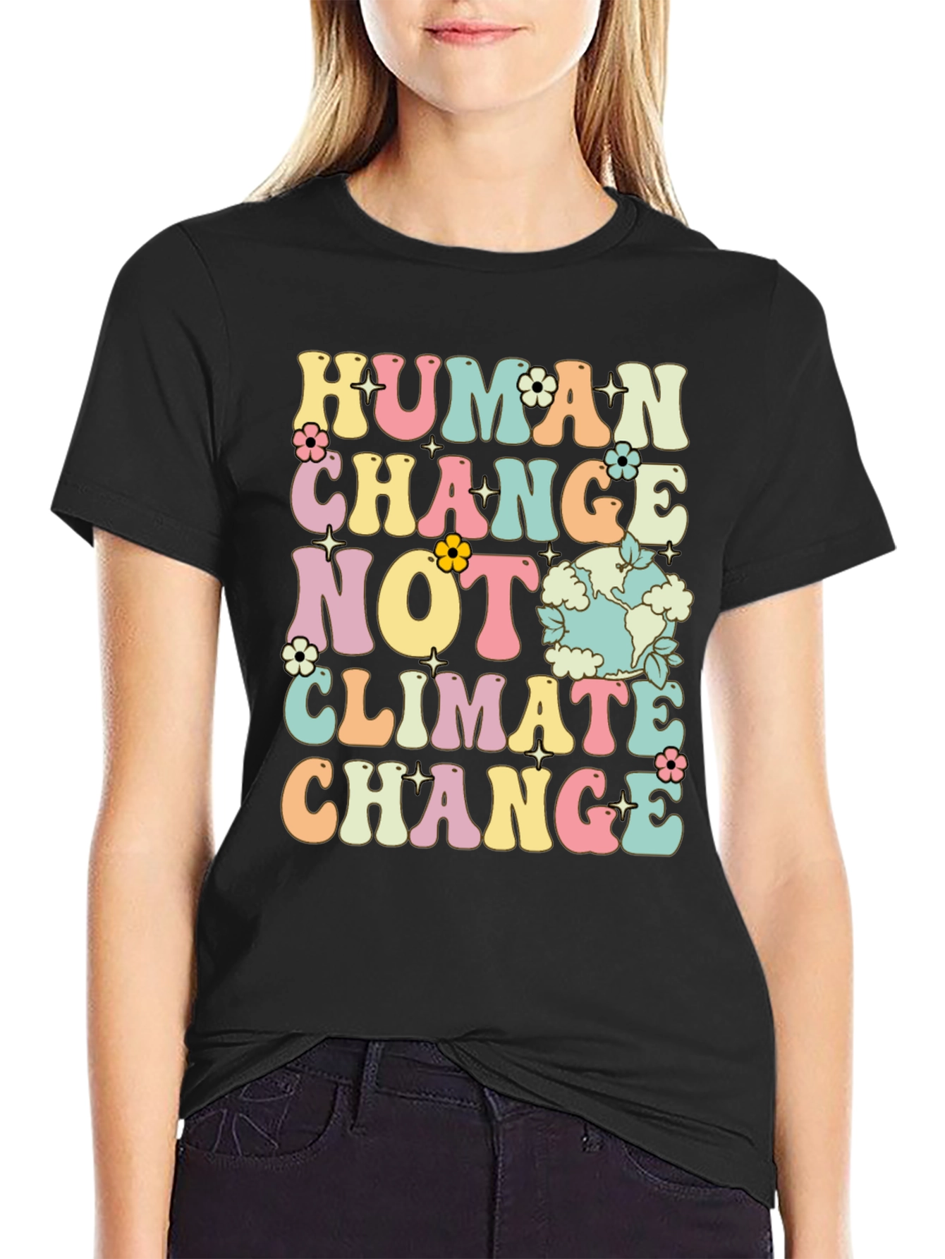 Human Change Tee - Earth Day T-Shirt - 2