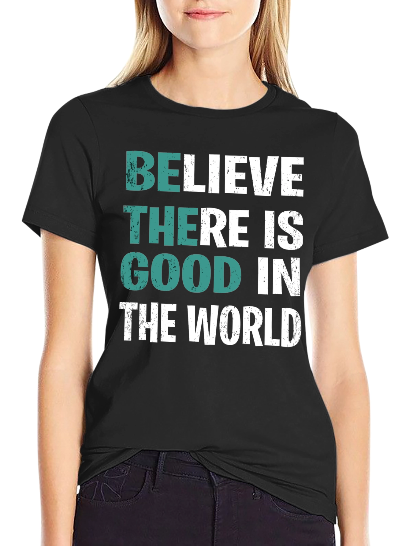 Black Believe There is Good T-Shirt view 2