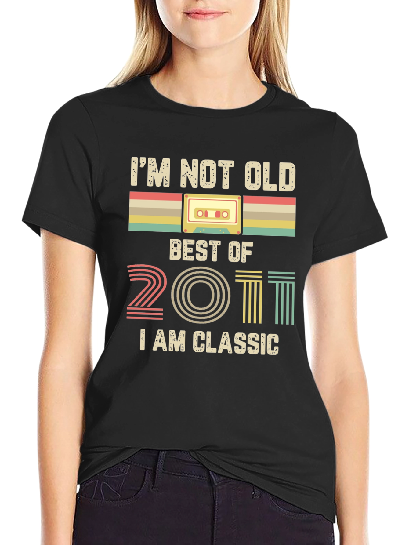Black I'm Not Old, I'm Classic - Best of 2011 T-Shirt view 2