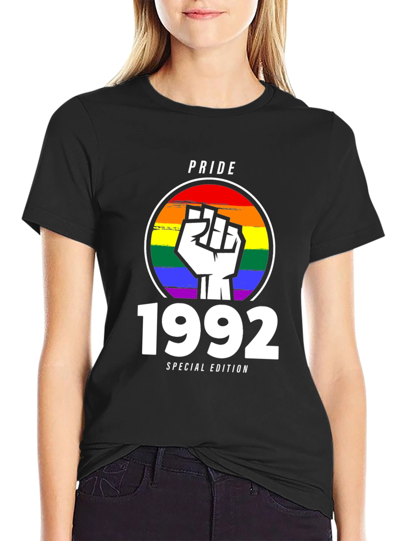 Black Pride 1992 Special Edition Black T-Shirt view 2