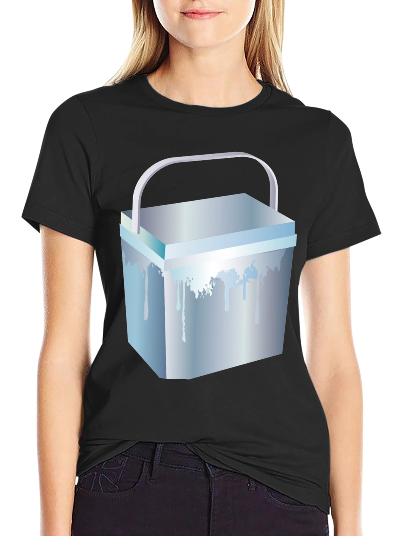 Black Cooler Graphic Tee - Chill Out Style view 2