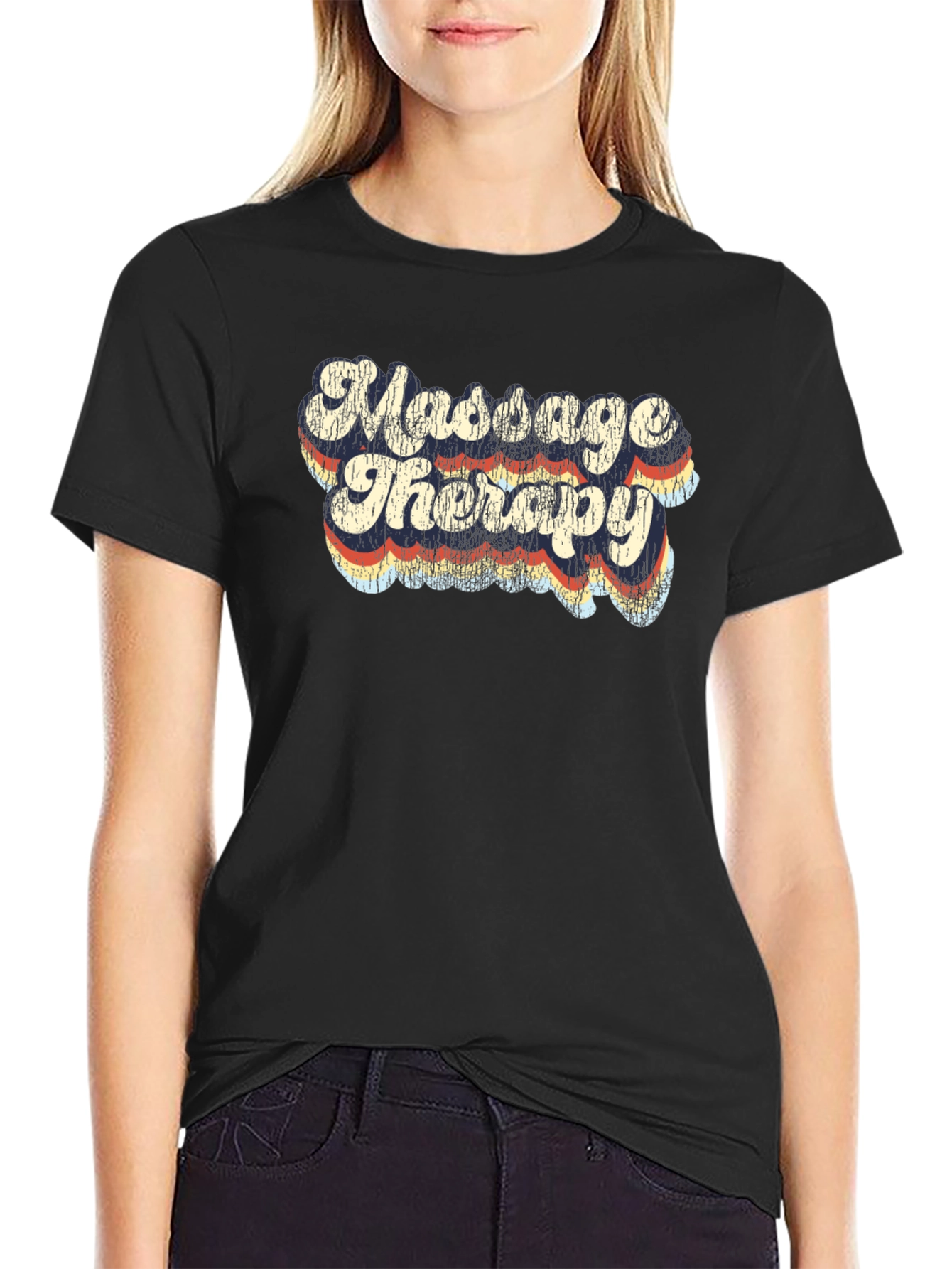 Retro Massage Therapy T-Shirt - Therapist Gift - 2