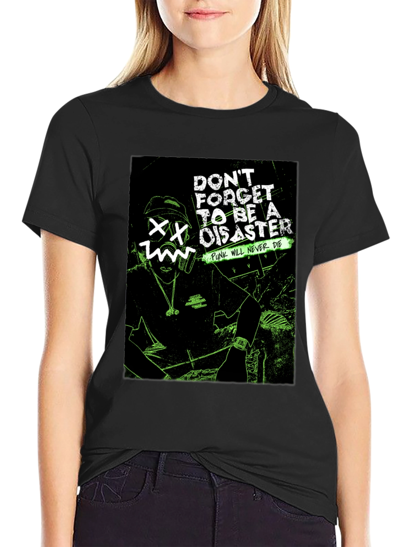 Punk Never Dies Graphic Tee - Black - 2