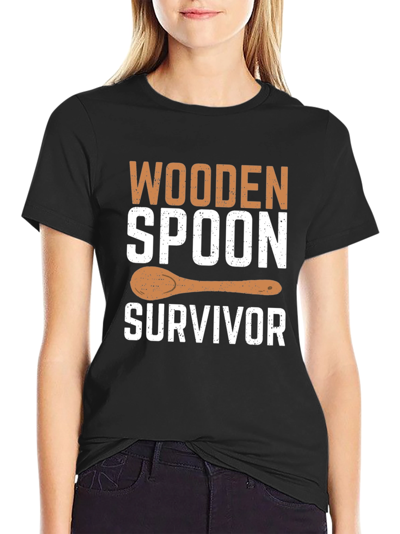 Black Wooden Spoon Survivor Graphic Tee view 2