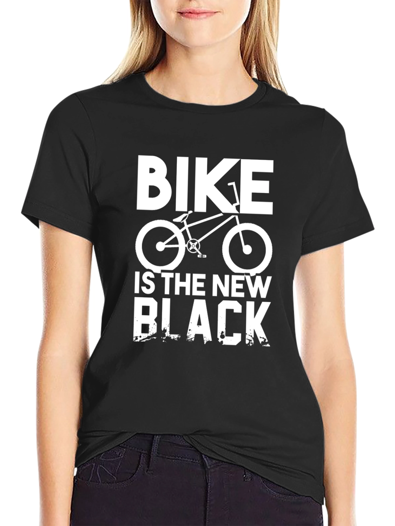 Black Bike Is The New Black Graphic T-Shirt view 2