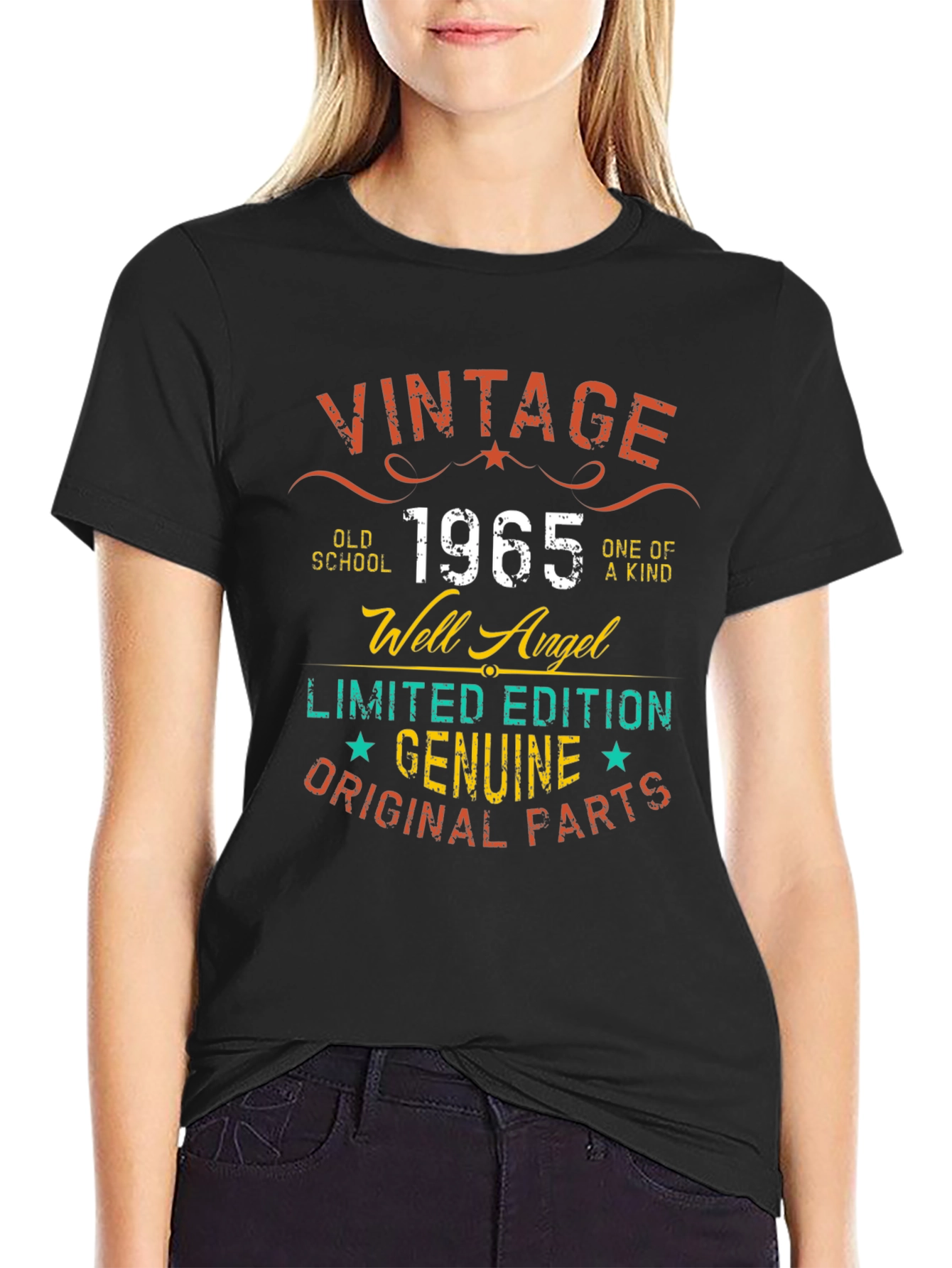 Black Vintage 1965 Limited Edition Genuine Parts T-Shirt view 2