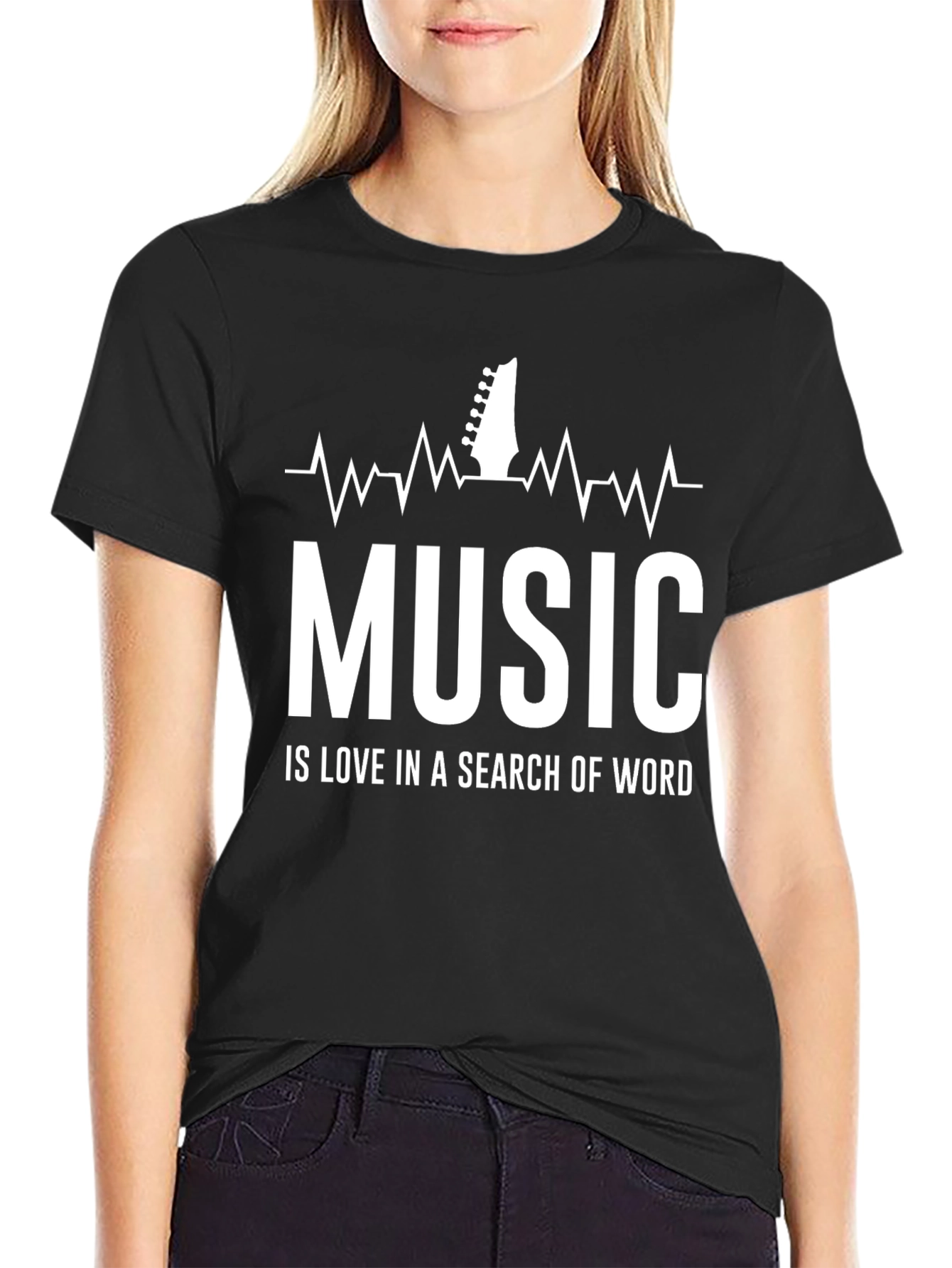 Black Music is Love T-Shirt view 2