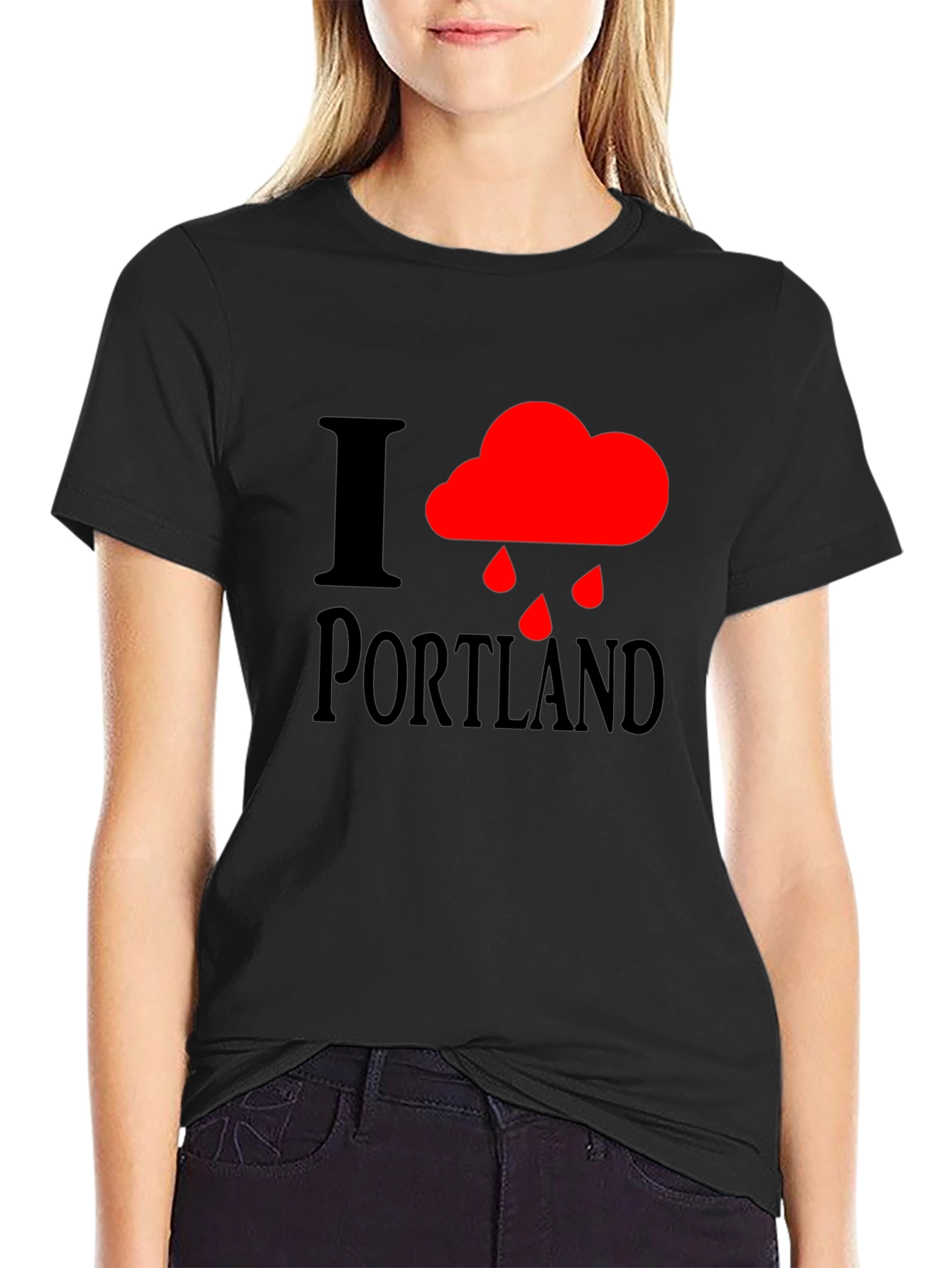 I Heart Rainy Portland T-Shirt - 2