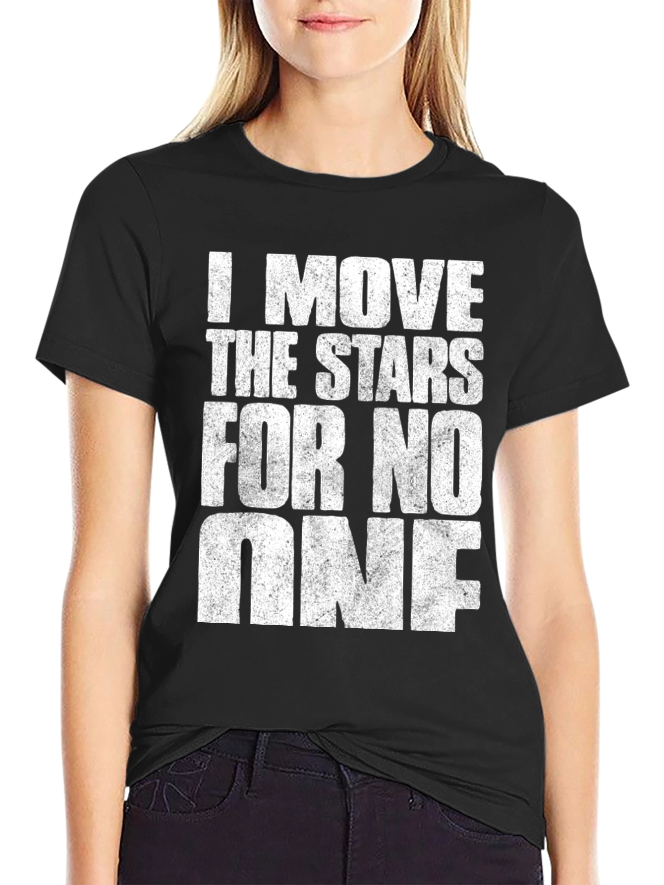 Black I Move The Stars T-Shirt view 2