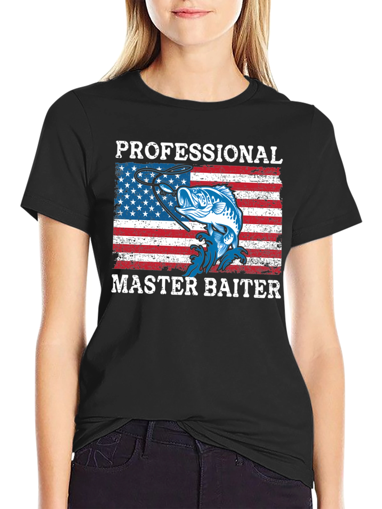 Black Professional Master Baiter Graphic Tee view 2