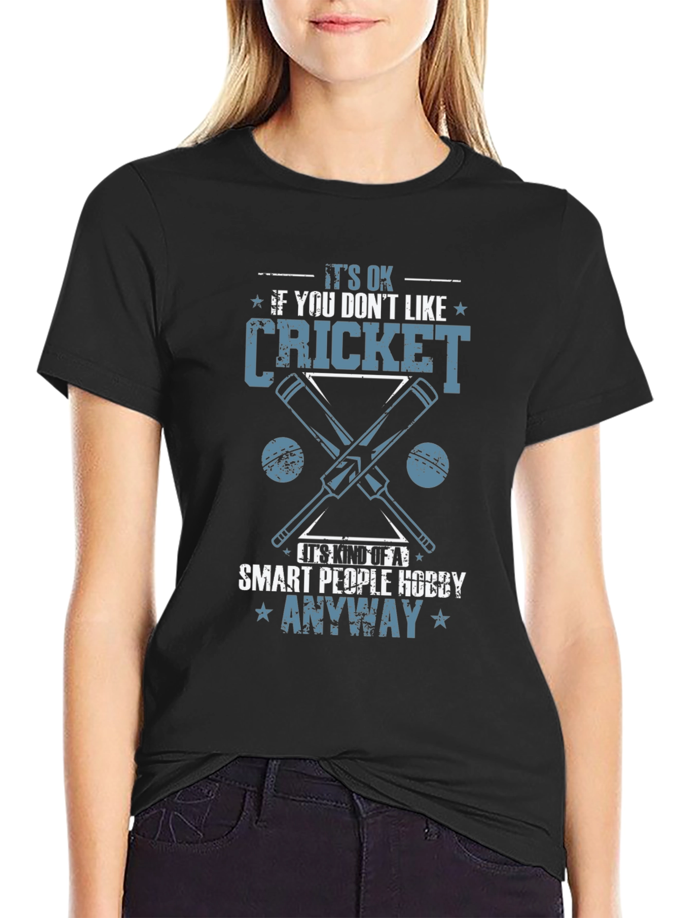 Funny Cricket Lover T-Shirt: Smart People Hobby Tee - 2