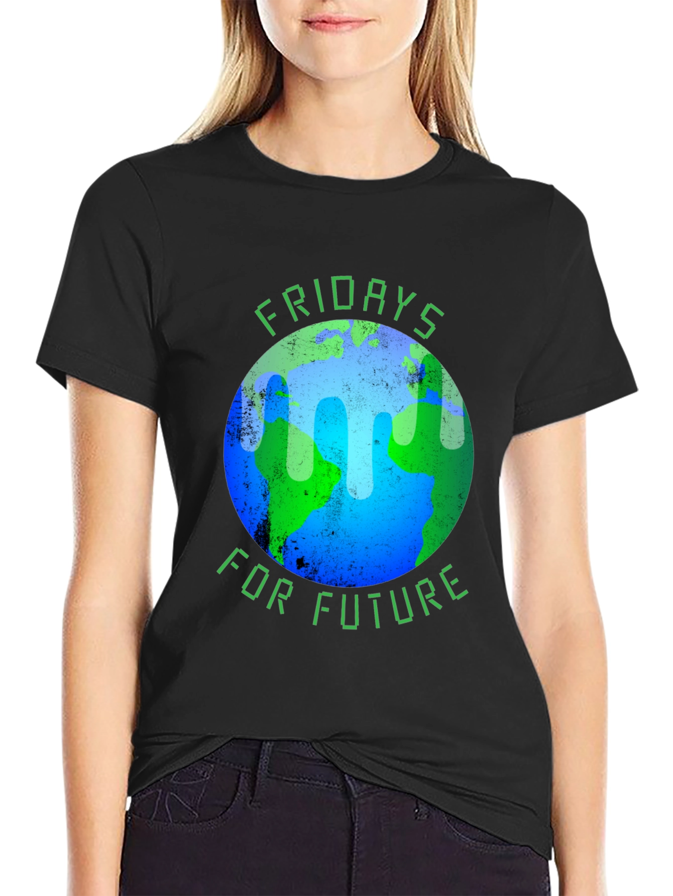 Black Fridays For Future Graphic T-Shirt view 2
