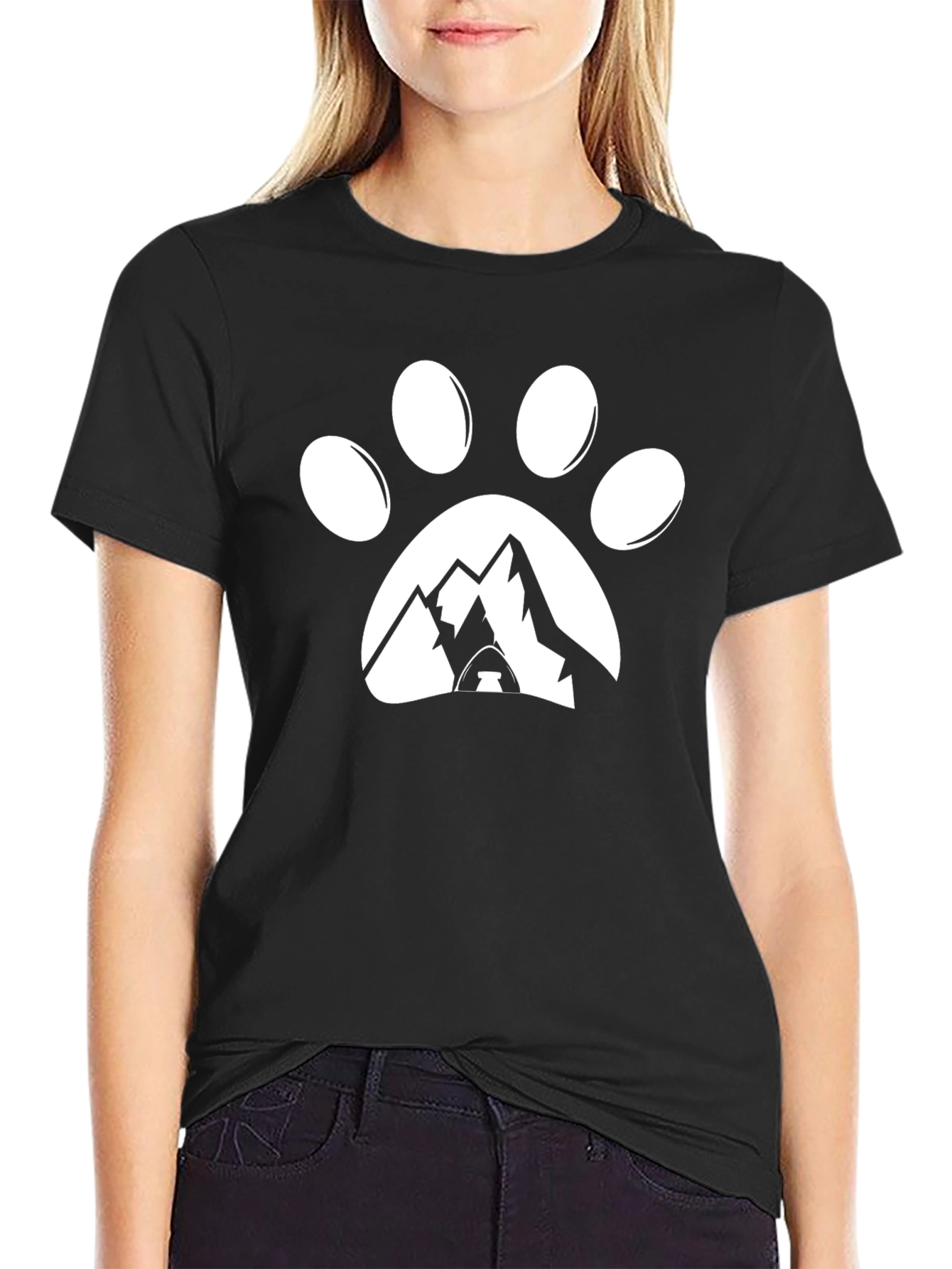 Black Dog Paw Mountain Adventure Tee view 2