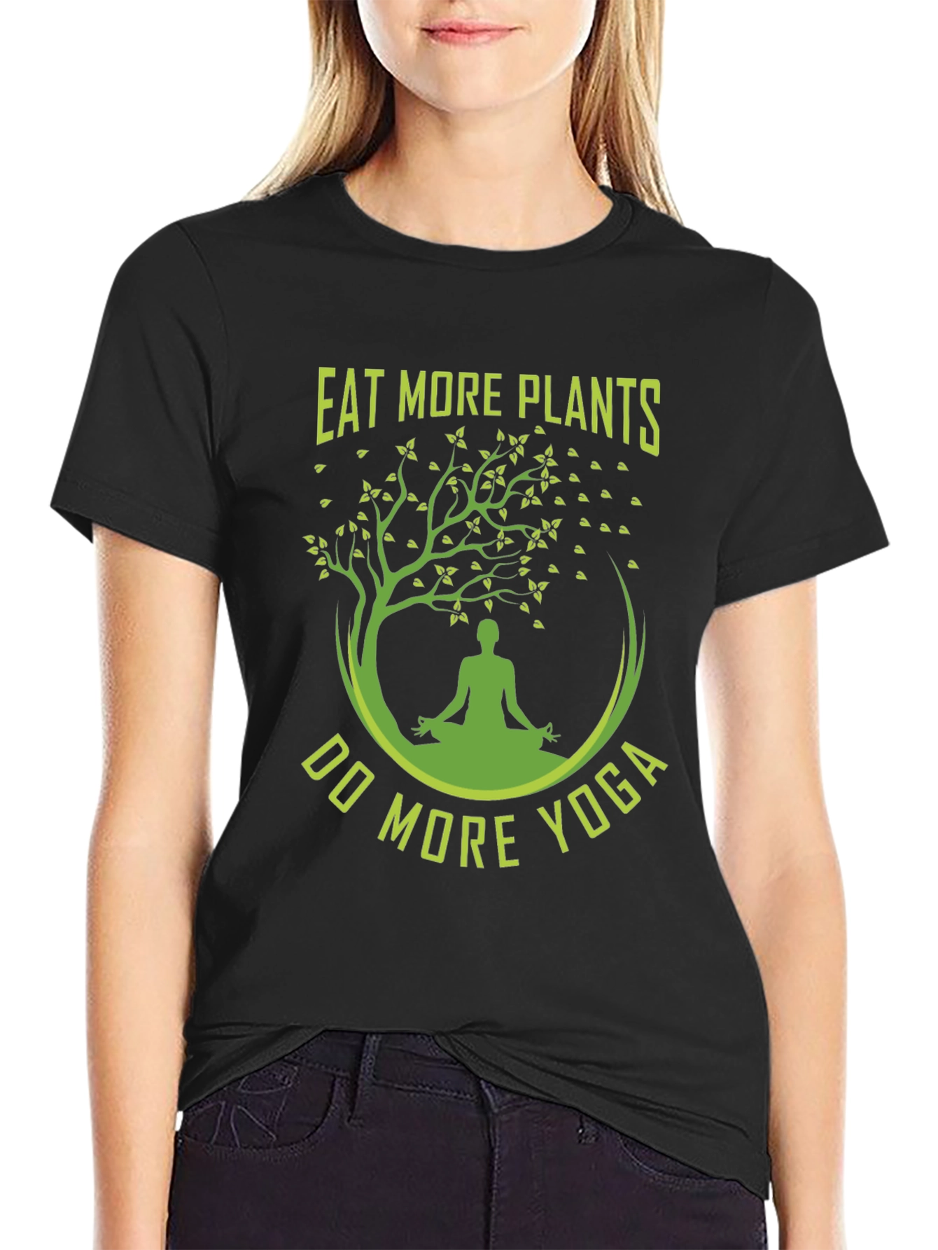 Eat More Plants, Do More Yoga T-Shirt - 2