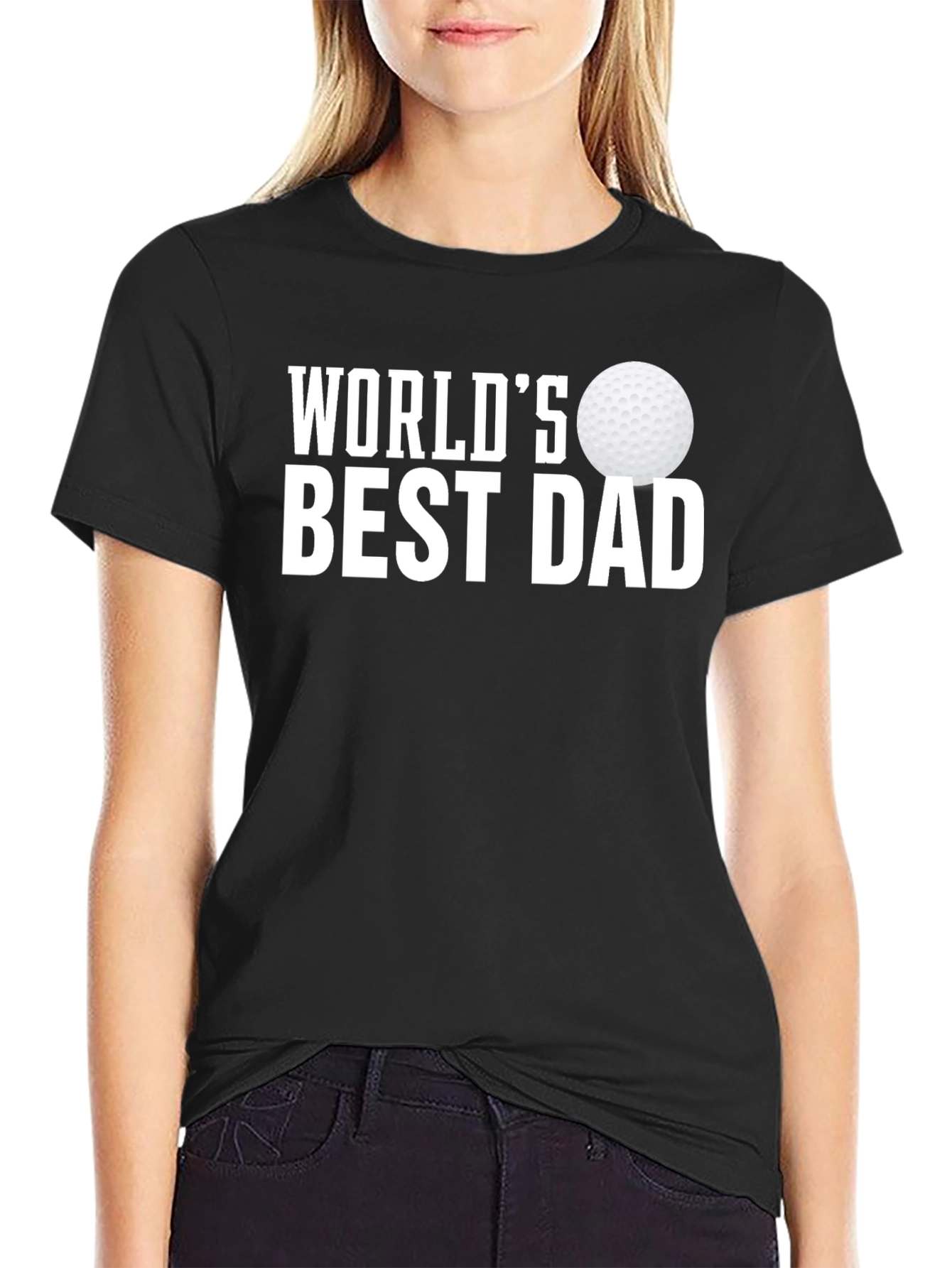 World's Best Dad Golf T-Shirt - Father's Day Tee - 2