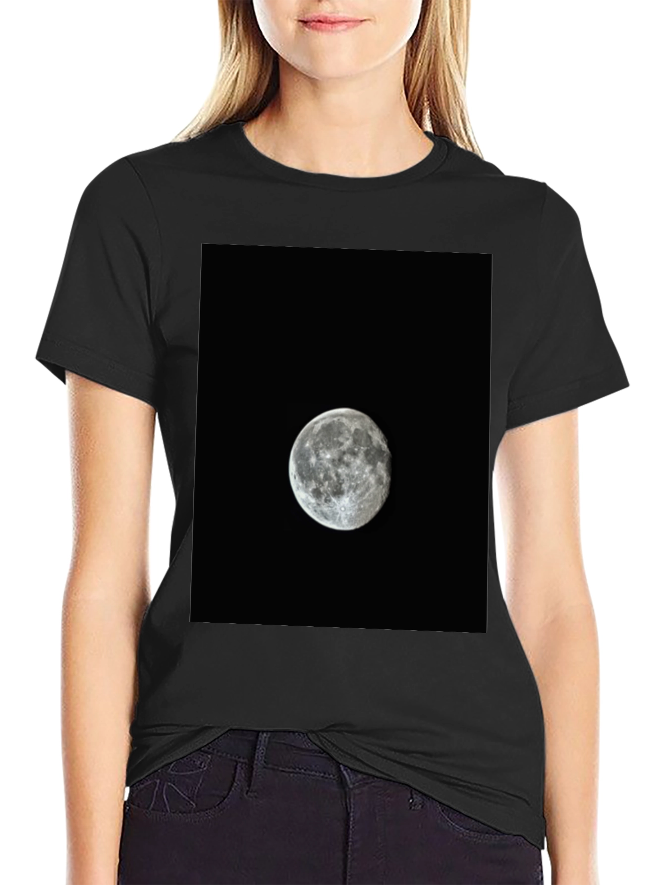 Black Lunar Black T-Shirt view 2