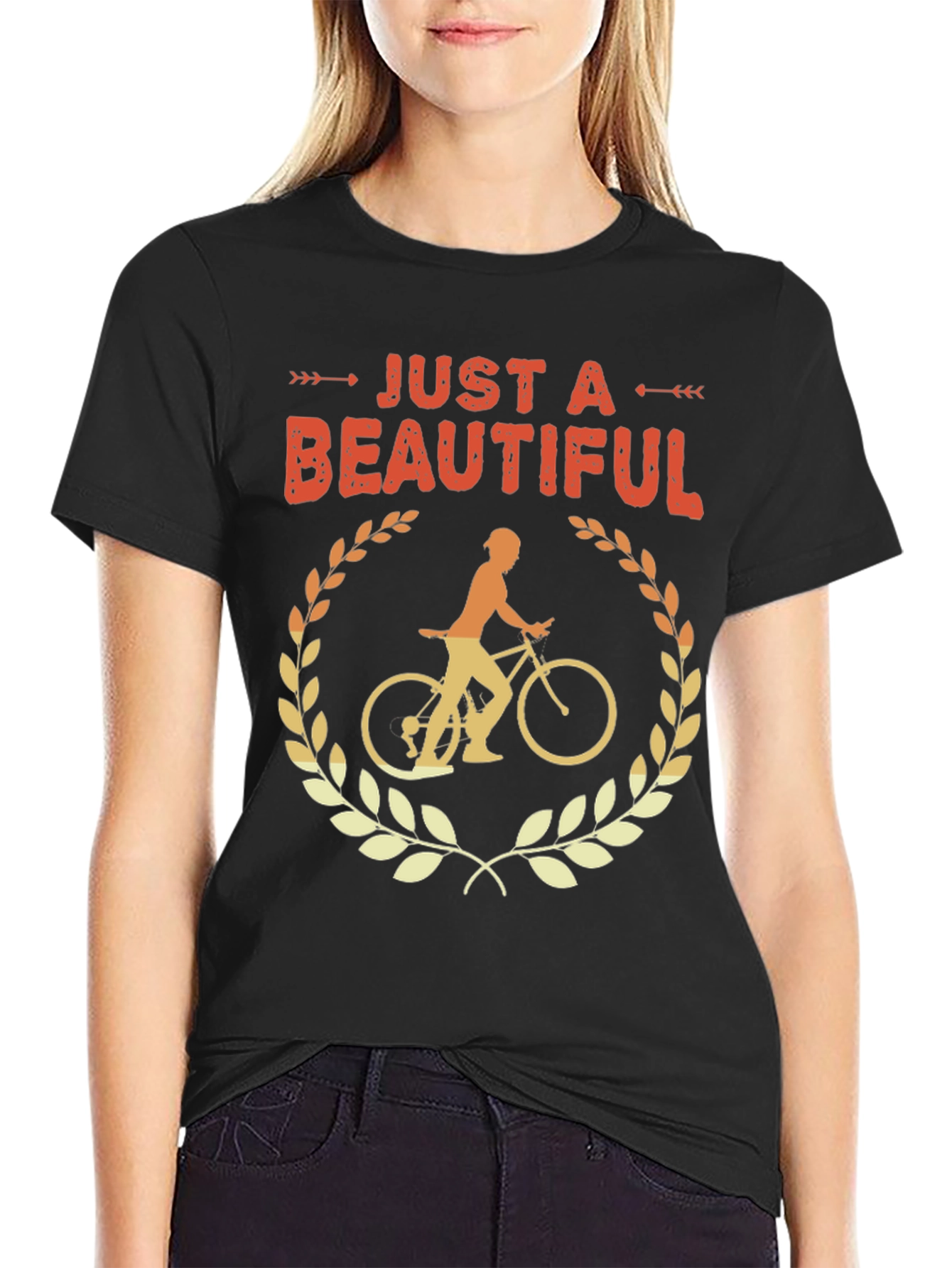 Black Just a Beautiful Ride T-Shirt view 2