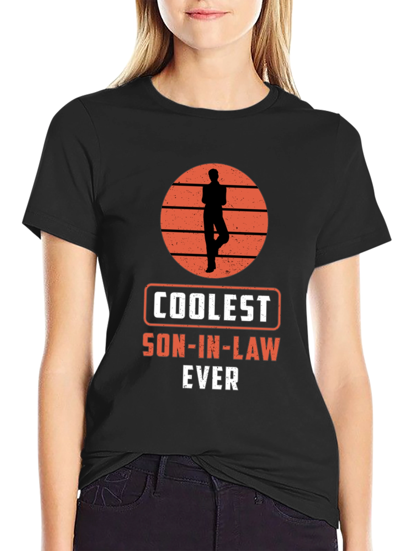 Black Coolest Son-In-Law Ever T-Shirt view 2
