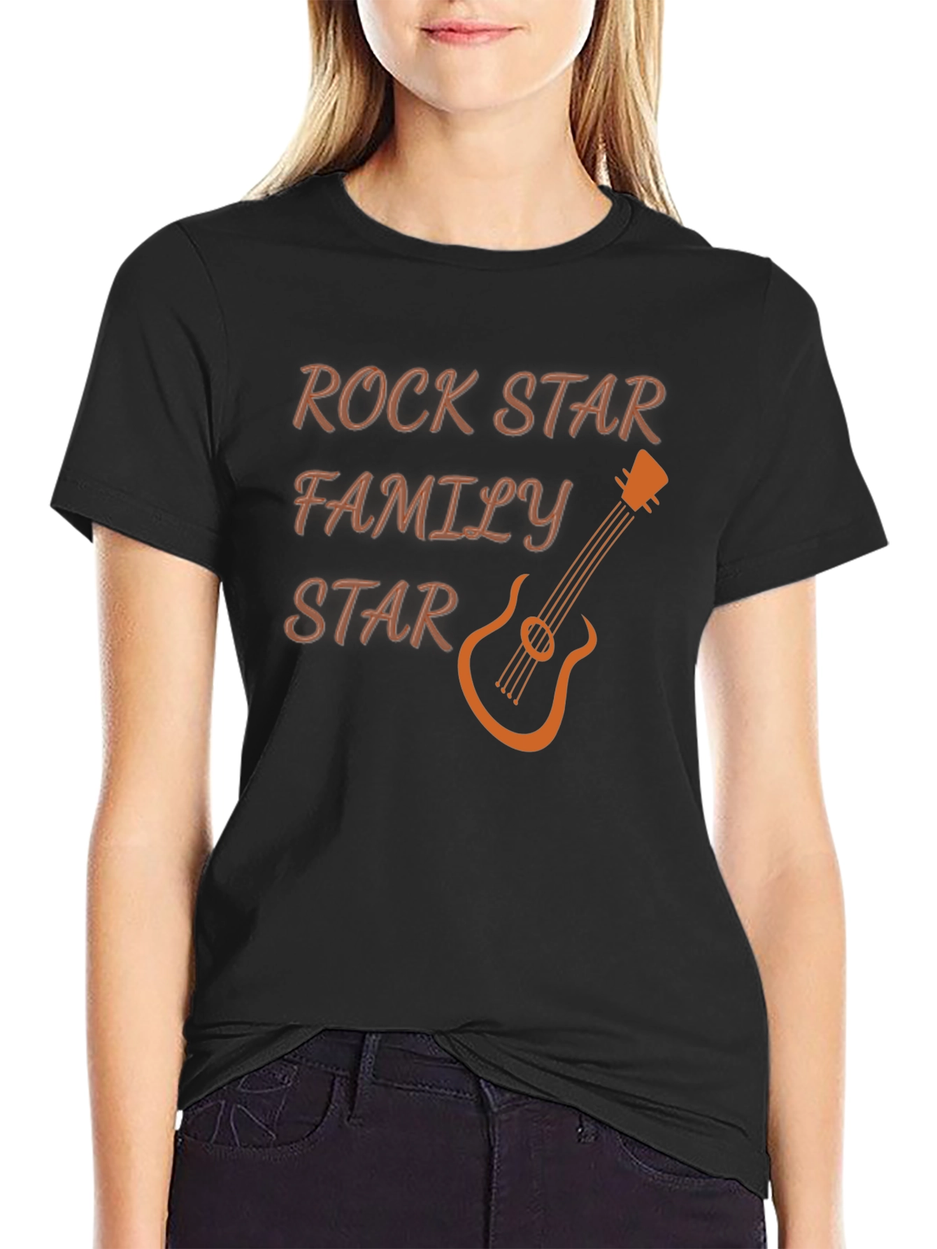 Black Rock Star Family Star T-Shirt view 2